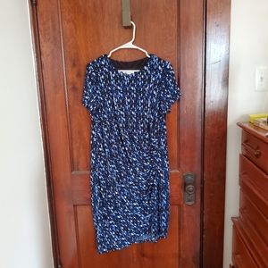 London Times Blue Dress